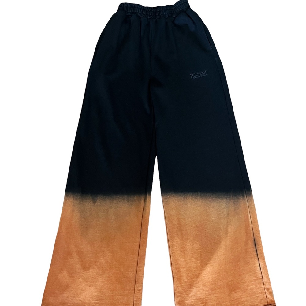 VETEMENTS High-waist Wide-leg Sweater Pants Size S